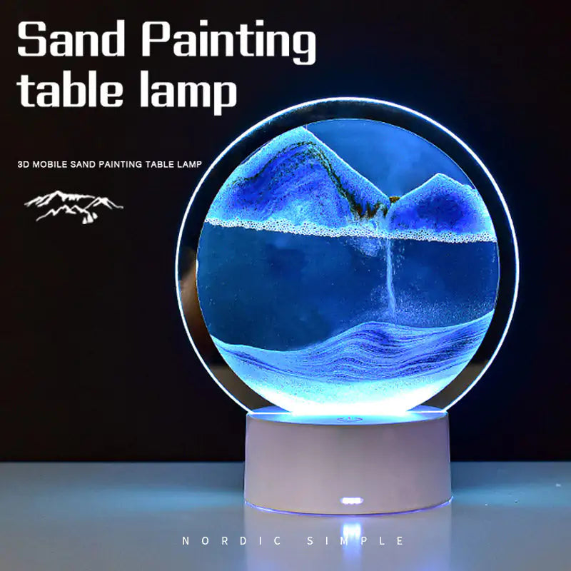 3D Night Light Decompression Desk Lamp